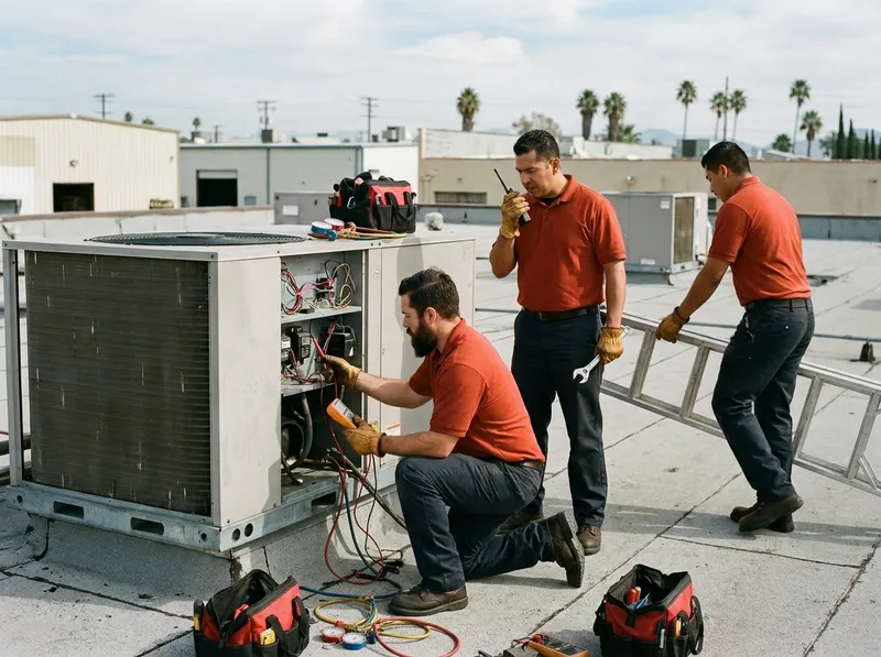 Commercial HVAC Maintenance & Rooftop Repair in Huntington Park, CA